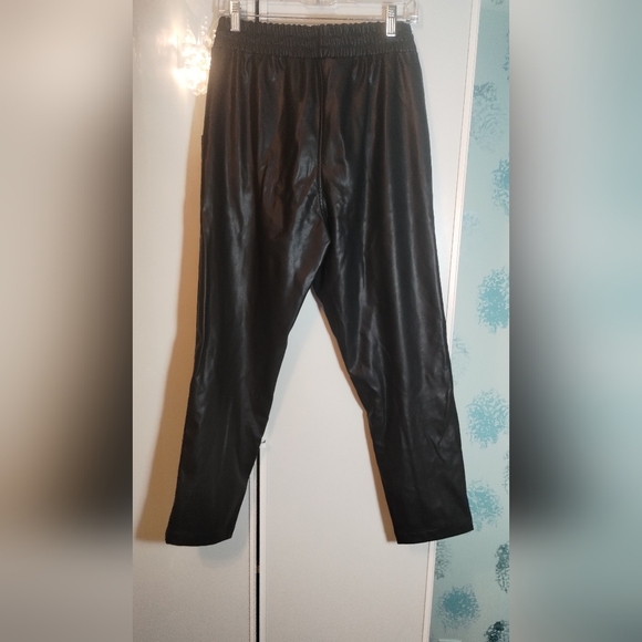 Rails Jayden Vegan Leather Elastic Waist High Rise Pants Womens Sz L - Picture 5 of 5